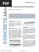 Historic Reinforcing Bars and Steel Fabric