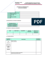 Actividad de Aprendizaje 2022 II