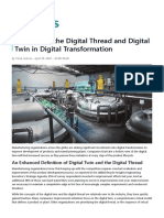 The Role of The Digital Thread and Digital Twin in Digital Transformation - Xcelerator