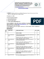 KTPS 72452 Tender Notice Expansion Joint