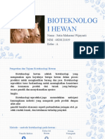 Bioteknologi Hewan - Setia Maharani Wijayanti (4820121019)