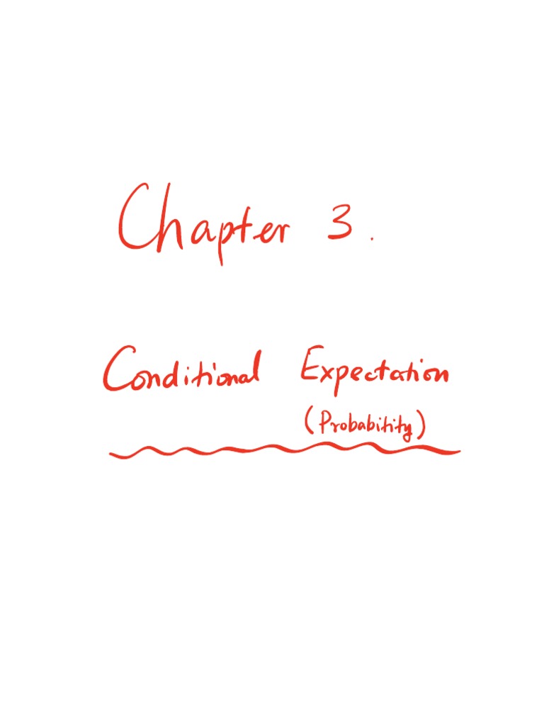 Sum Of Conditional Expectation