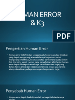 Human Error, K3 dan Fungsinya