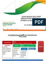 Cara Mudah Dan Tepat Supervisi Pembelajaran