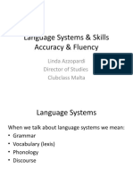 Language Systems Skills