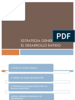 Estrategia General Para El Desarrollo Rapido