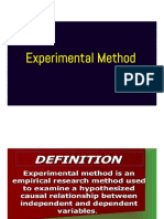 Experimental Method: Steps, Pros, Cons