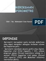 Pemeriksaan Spirometri