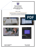 Checked Learners Answered Sheets/recorded PT Scores/follow-Up Students Regarding The Distribution and Submission of Modules