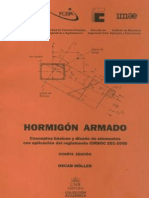 Hormigón Armado Conceptos Básicos Y Diseño de Elementos Con Aplicación Del Reglamento CIRSOC 201-2005 - Oscar Moller (4ta Edición)