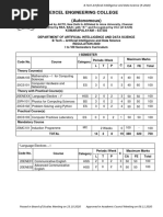 B Tech - AI-Curriculum