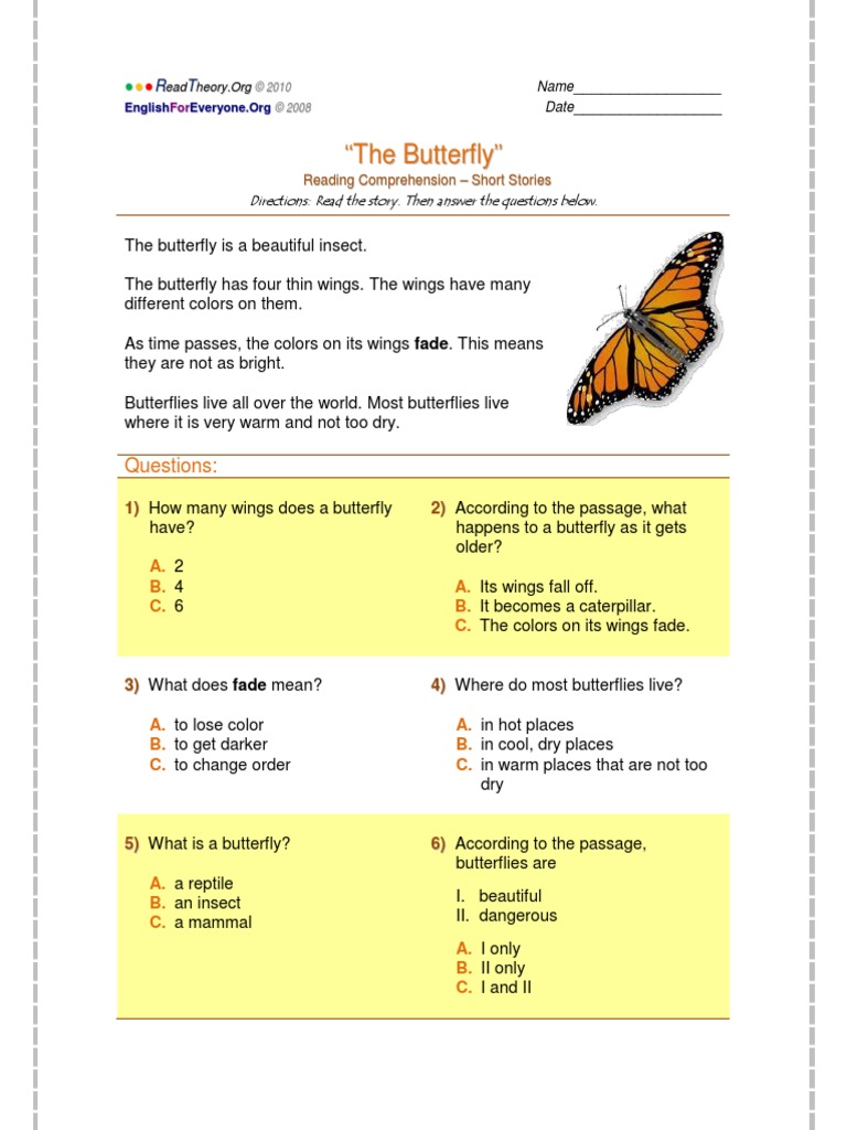 The Butterfly | PDF | Butterfly