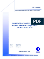 PCAP-0002 - r0 Consideraciones para La Seleccion de Pararrayos en Distribucion