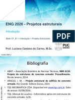 01 - 01 - Introdução - Projetos Estruturais - 2020 - 1