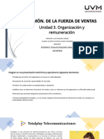 Admón. de La Fuerza de Ventas: Unidad 3. Organización y Remuneración