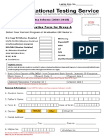 Application Form For Group A: Laptop Scheme (2022-2023)