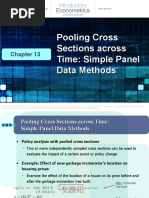 CH - 13 - Pooling Cross Sections Across Time Simple Panel Data Methods