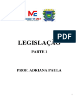 Legislação 1. Parte