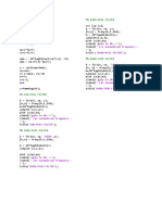 FIR Filter Design MATLAB Code