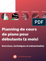 Planning Cours