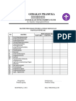 Program Mingguan Pramuka Akreditasi