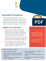 Velocidad Precautoria