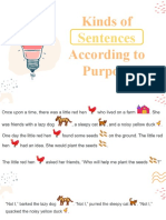 English - Kinds of Sentences