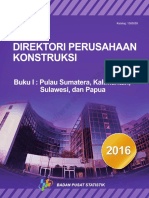 ID Direktori Perusahaan Konstruksi 2016 Buku I Pulau Sumatera Kalimantan Sulawesi D