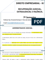 DIREITO EMPRESARIAL - RECUPERAÇÃO E FALÊNCIA