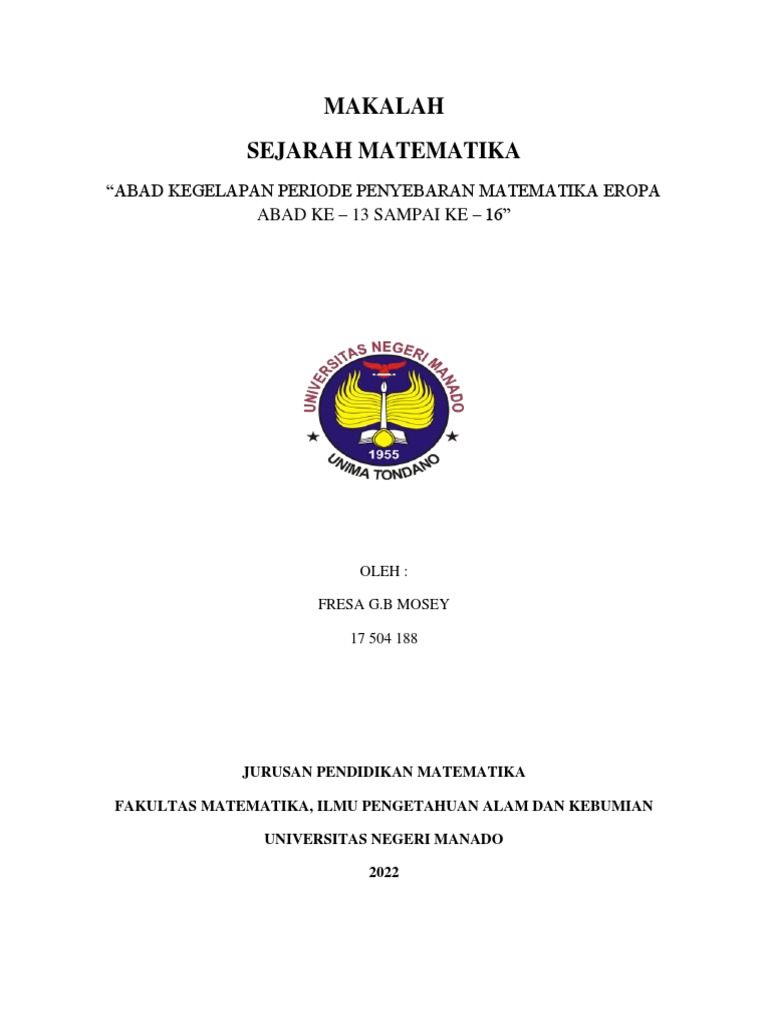 Sejarah Matematika | PDF