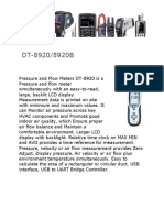 HVAC Pressure & Flow Meter Measures Air Quality