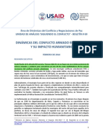 Dinámicas Del Conflicto Armado en Tumaco y Su Impacto Humanitario