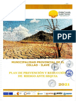 Plan de Prevencion y Reduccion Del Riesgo Ante Sequia Del Distrito de Ilave Al 2024