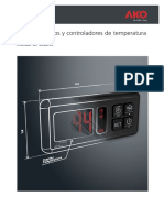 Guía del usuario de termómetros y controladores de temperatura AKO-D144H001