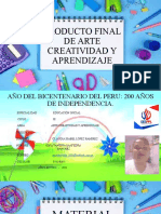 Producto Fina de Arte Creatividad y Aprendizaje