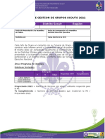 Informe de Gestion Oficial de Grupos Scouts 2022