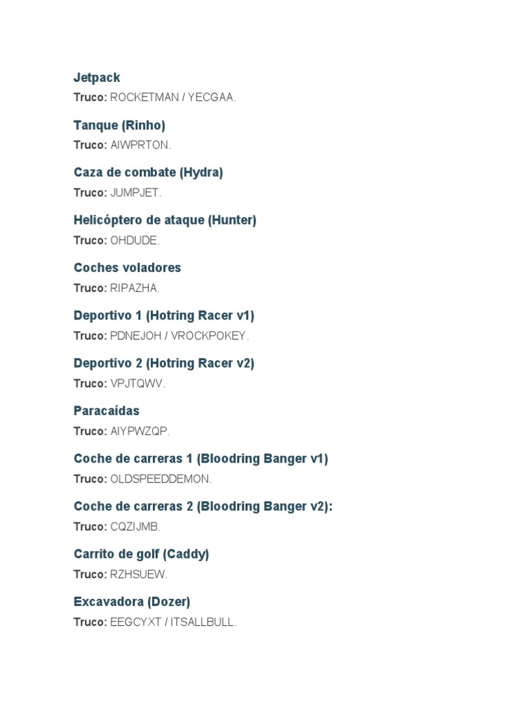 Trucos Gta Sa PDF 1