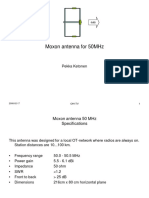 Moxon Antenna For 50MHz