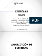 Clase N°8 de Valoración de Empresas