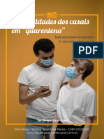 6 Dificuldades Dos Casais em "Quarentena": Instruções para Terapeutas & Exercícios para Casais