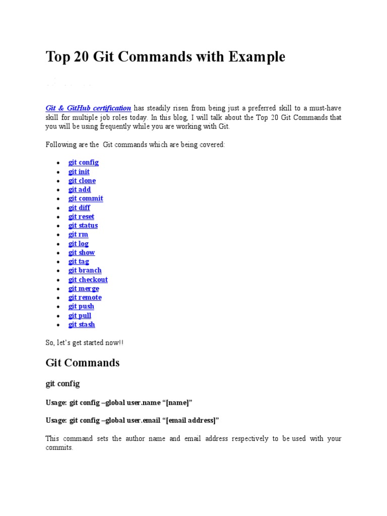 Top 35 Git Commands With Examples – JIFAI