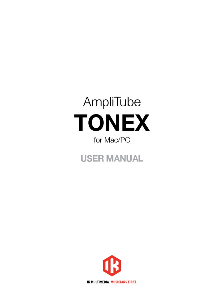 TONEX User Manual PDF License Equalization (Audio)