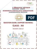 Physics Class XII Question Bank 2022-23