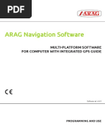 ARAG Navigation Software: Multi-Platform Software For Computer With Integrated Gps Guide