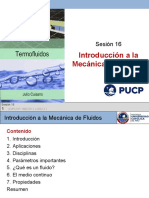 Sesion 16 - Introduccion A La Mecanica de Fluidos