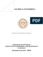 Basic Electrical Engineering Theory 2020-21