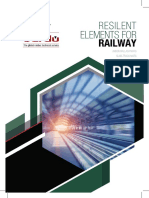 Resilient elements for railway