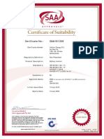 Certificado Cumplimiento IEC 62109-1-2