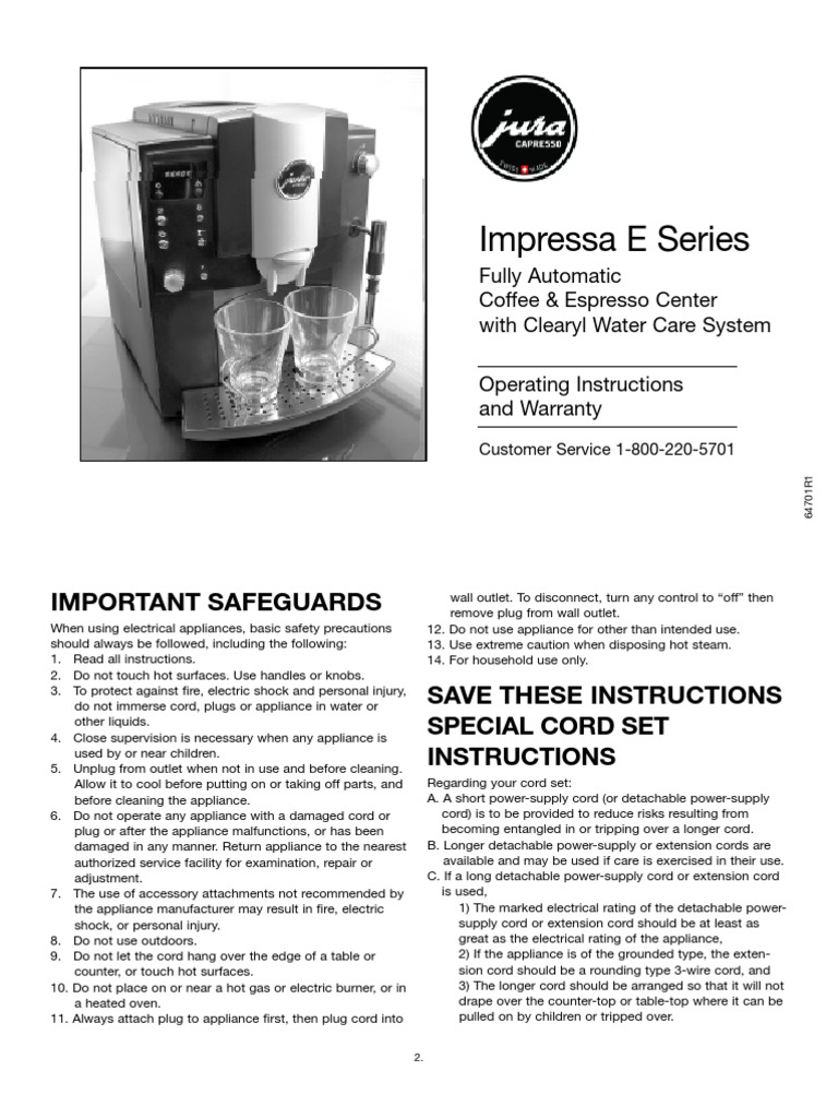 Jura Descaling Tablets Jura ENA Micro Espresso Machine CLARIS