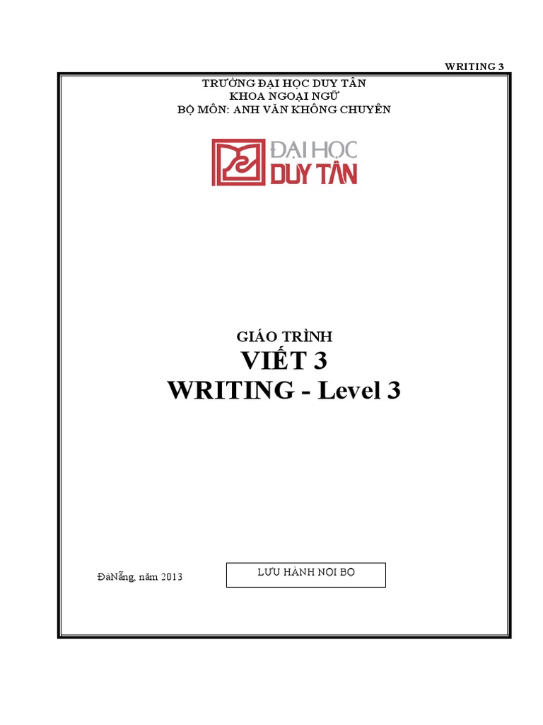 Writing Level 3 ... | PDF